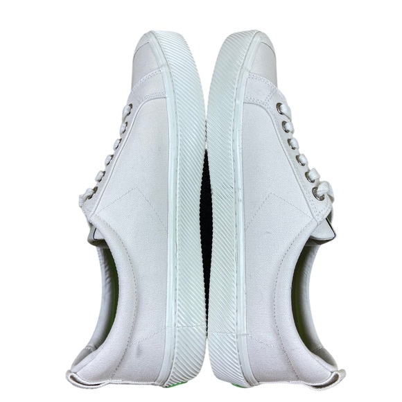 Cariuma Shoes Sneakers Lace Up Low Top White Canvas Men's 10 Women’s  11.5 - Picture 5 of 8
